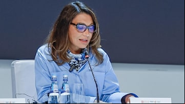 Janja em evento durante viagem a Doha. Foto: Reprodução via Instagram