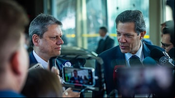 FERNANDO HADDAD E TARCISIO DE FREITAS. Foto: Diogo Zacarias / MINISTERIO DA ECONOMIA